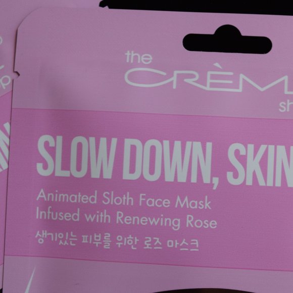 (3) Korean Beauty Sloth Hydrating Anti-Aging  Face Masks Soothing and Cute - Picture 2 of 5
